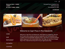 Tablet Screenshot of capriplumstead.com